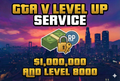 GTA V (Legacy & Enhanced): Level 8000 + $1 Million Boost