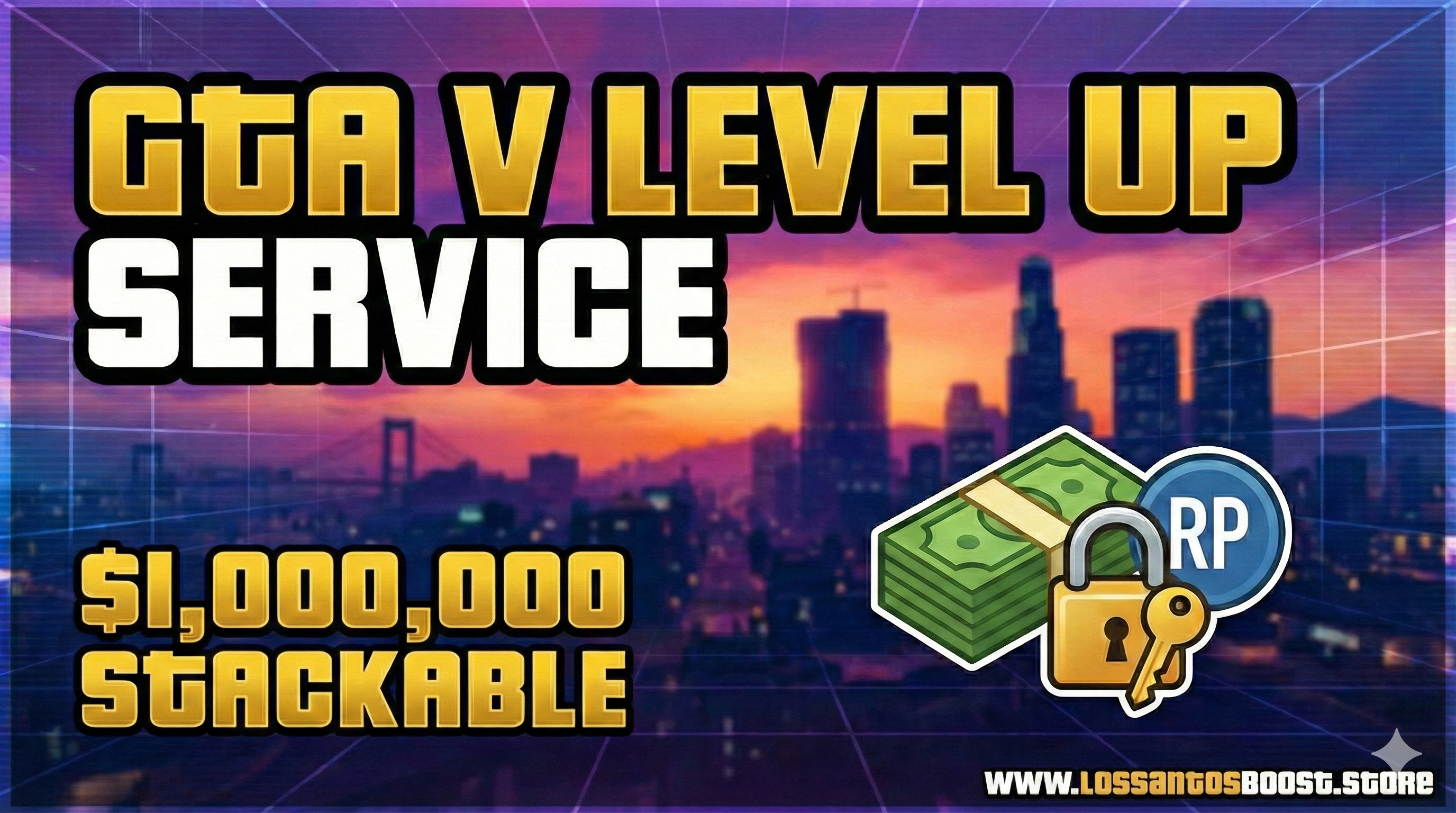 GTA V Cash Boost: $1,000,000 (1 Million) Stackable